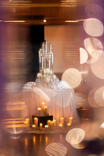 Luxuriöse Hochzeitsdekoration mit Kerzenlicht für Freudenberg und Umgebung