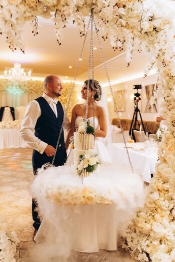 Hochzeitskonzept Elegant Glamour mit Gästeempfang in Düsseldorf