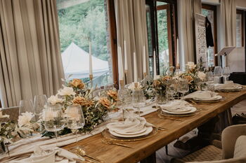 Italienische Hochzeitsdekoration Toskana Tischdeko