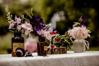 Stilvolle Tischdekoration für Gartenhochzeiten in Olpe und Sauerland