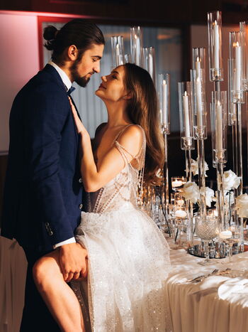 Edle Hochzeitsdeko Details für Glamour Hochzeiten in Freudenberg