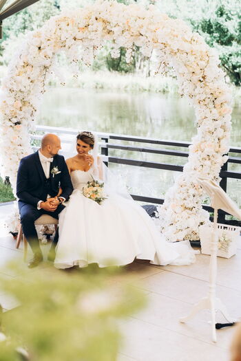 Hochzeitsdekoration und Konzept im Glamour Stil für Köln